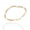 Figaro Chain Bracelet in Gold