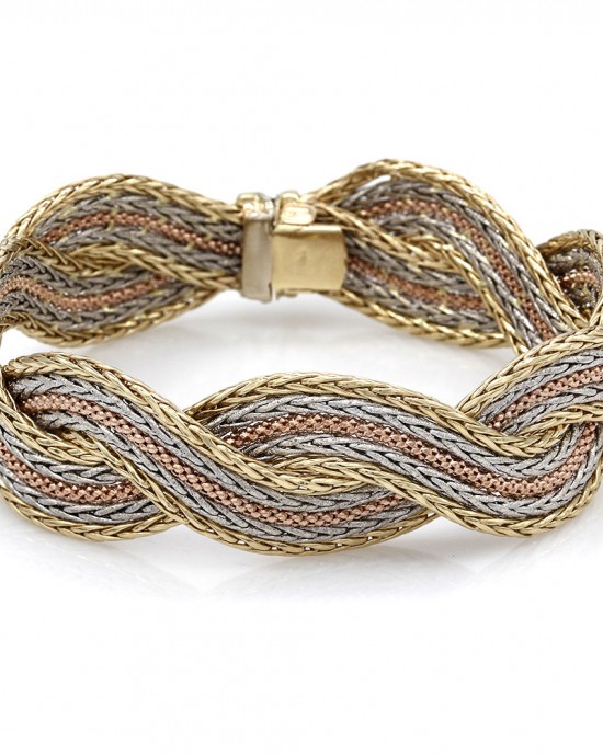Woven Bracelet in Gold