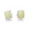 Opal Stud Earrings in Gold