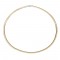 14K 2 Tone Reversible Omega Necklace