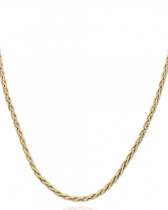 18K Wheat Chain Necklace