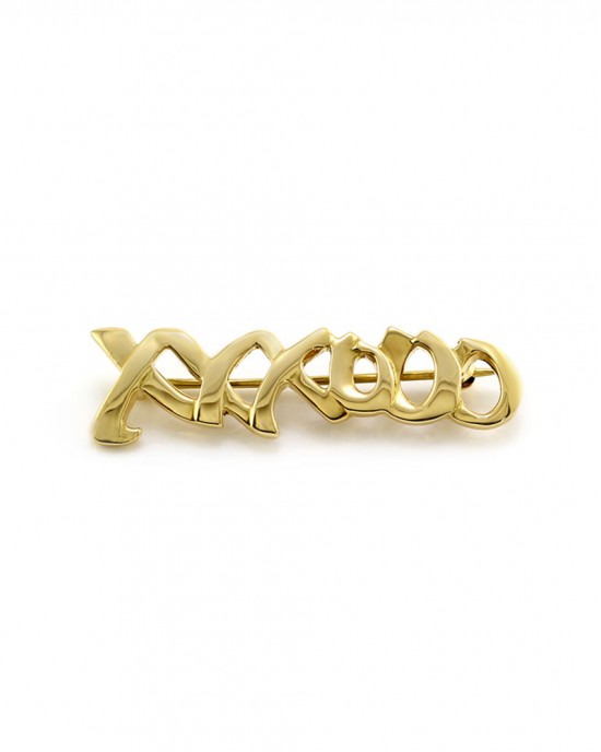 Tiffany & Co. Paloma Picasso Love and Kisses Gold Brooch