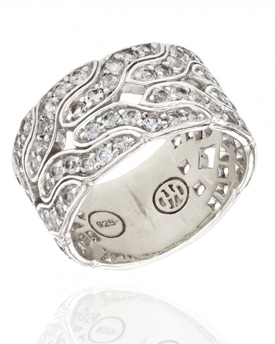 Hardy Naga Sapphire Ring in Silver