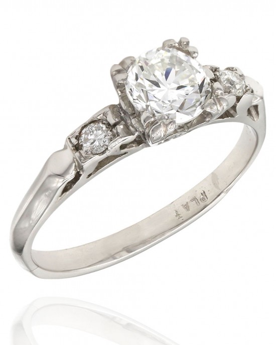 Diamond Engagment Ring in Platinum